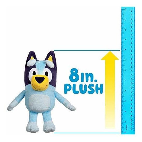 Bluey Friends - Felpa Bluey De 8  De Alto - Suave Y Tierno