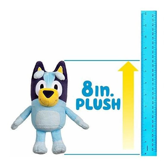 Bluey Friends - Felpa Bluey De 8  De Alto - Suave Y Tierno