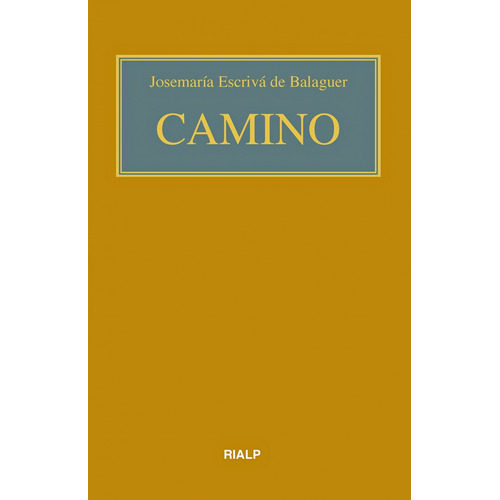Libro: Camino (bolsillo, Rústica, Color). Escriva De Balague