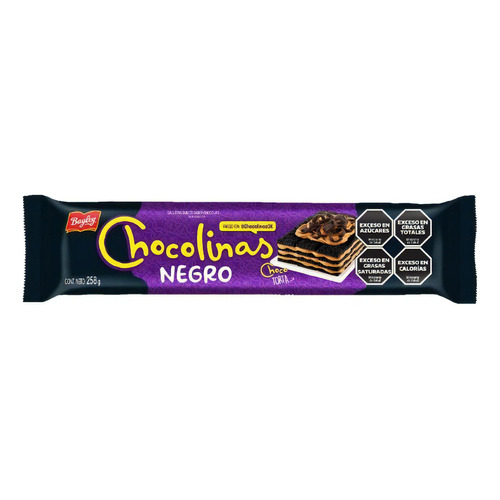 Galletitas Chocolinas Negro X258grs