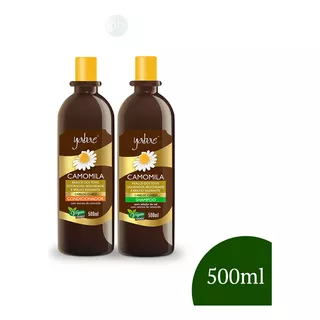  Kit Shampoo + Cond Vegano Camomila 500ml Yabae - Realce Dos Tons