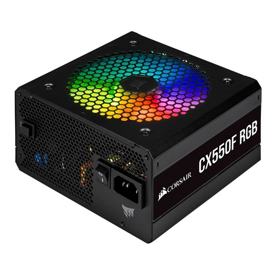 Fuente De Poder Corsair Cx550f Rgb Mod 80 Plus Bronze 550w