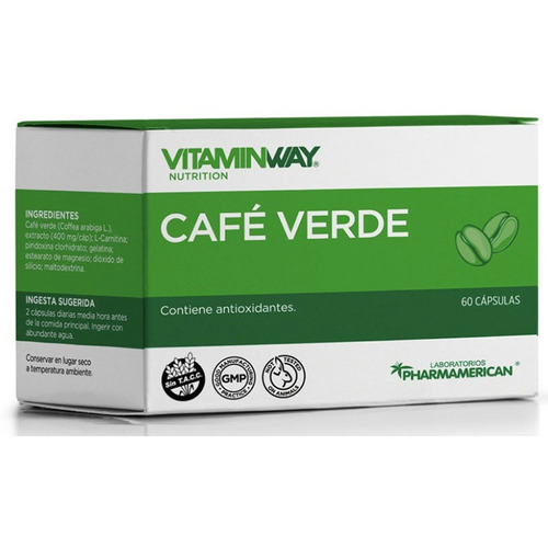 Vitaminway Cafe Verde X 60 Capsulas - Adelgazante