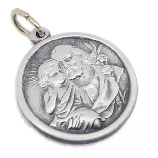 Medalla San José - Incluye Cadena + Grabado - 22mm / Al