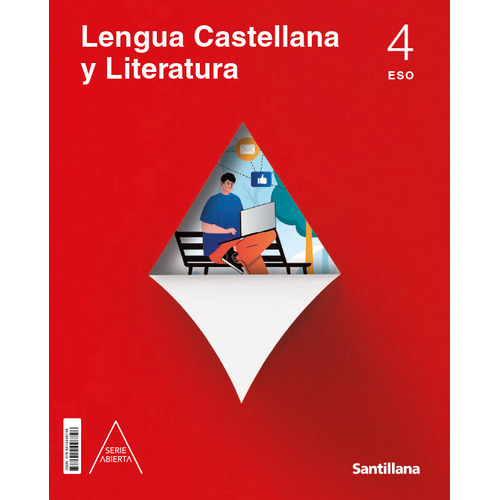 Lengua Literatura 4ãâºeso Abierta 23 Construyendo Mundos, De Aa.vv. Editorial Santillana, Tapa Blanda En Español