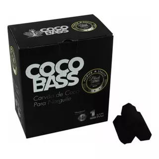 Carvão Para Narguile Hexagonal Coco Bass - 1kg