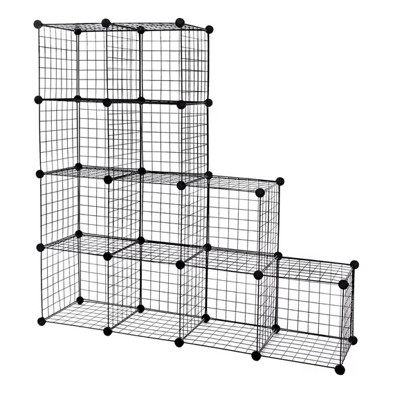 Multi Organizador De Metal, 11 Cubos Para Almacenar