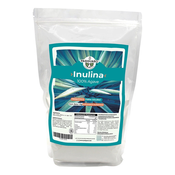 Inulina Bolsa De 1 Kilo 100% Agave Azul Prebiotico