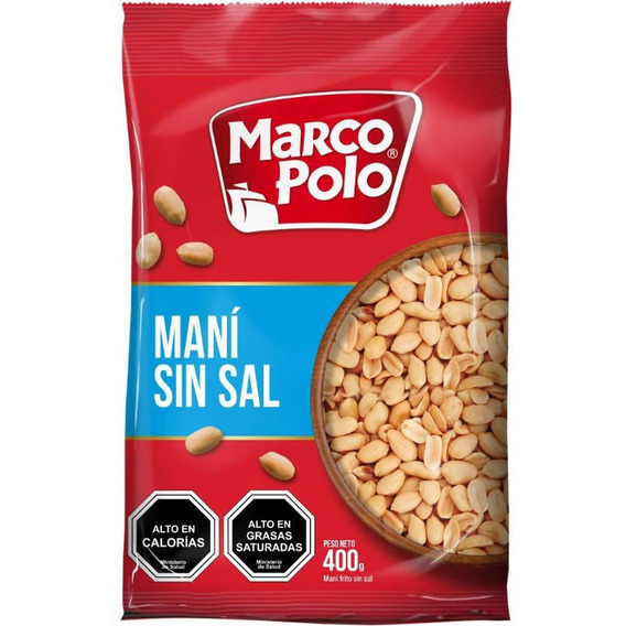 Mani Sin Sal Marco Polo 400g