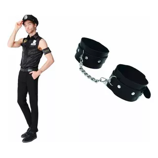 Disfraz Policía Hombre Con Accesorios Talle Único 