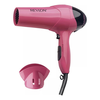 Secadora De Cabello Revlon  Frizz Control 3 Velocidades Rosa