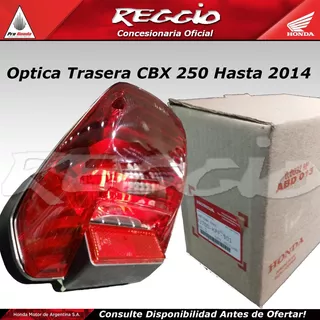 Optica Trasera Completa Honda Cbx 250 Twister H/2014 -reggio