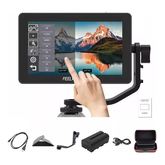 Feelworld F6 Plus Kit De Monitor De Cámara De 3d 6 In