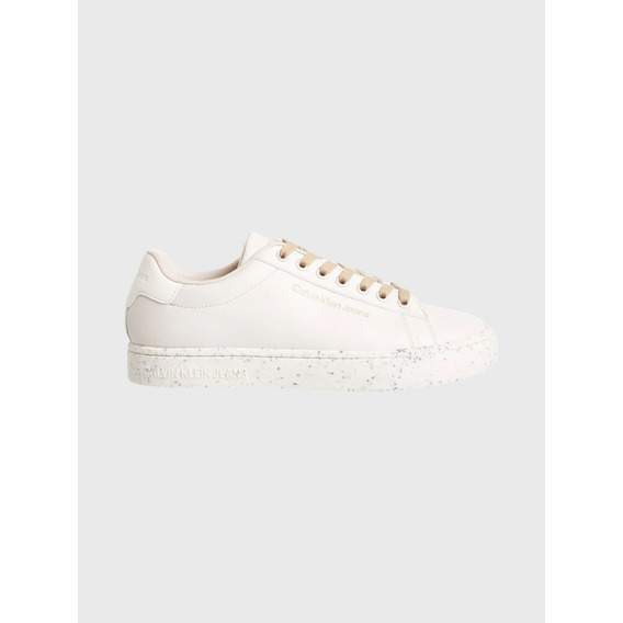 Tenis Blanco Con Detalle Monologo Calvin Klein De Hombre