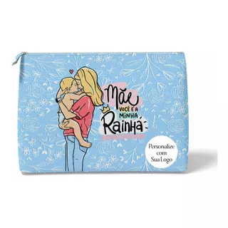 Kit 6 Necessaire Personalizada Com Nome Floral Madrinhas