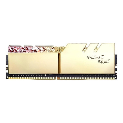 Memoria RAM Trident Z Royal gamer color oro 16GB 2 G.Skill F4-3600C18D-16GTR