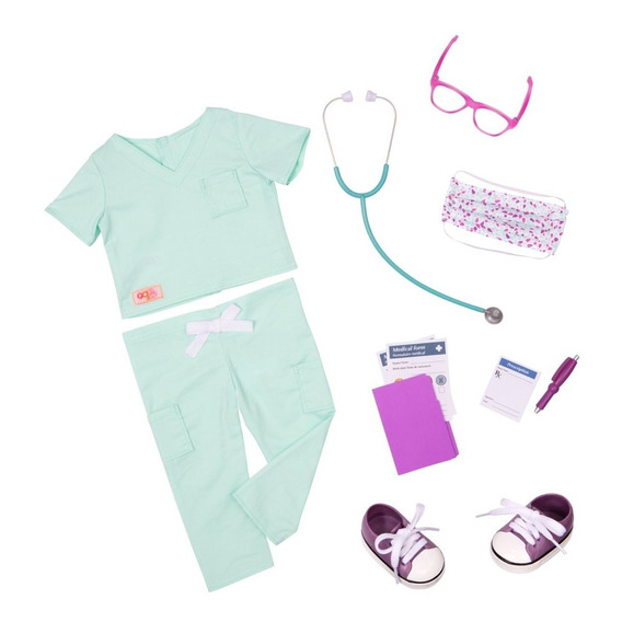 Outfit Deluxe Scrub Cirujana Our Generation