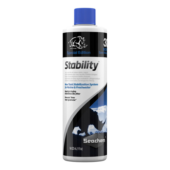 Stability 325ml Seachem Cultivo Bacterias Benéficas Acuario