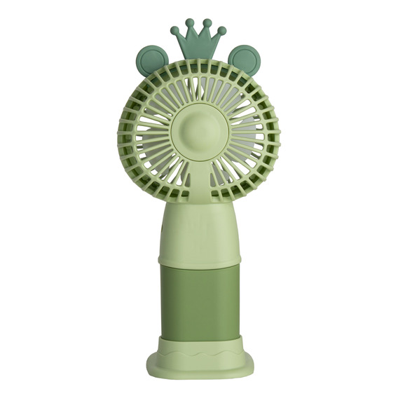 Ventilador Mini Hk59 Mano Recargable Portatil Base Cel