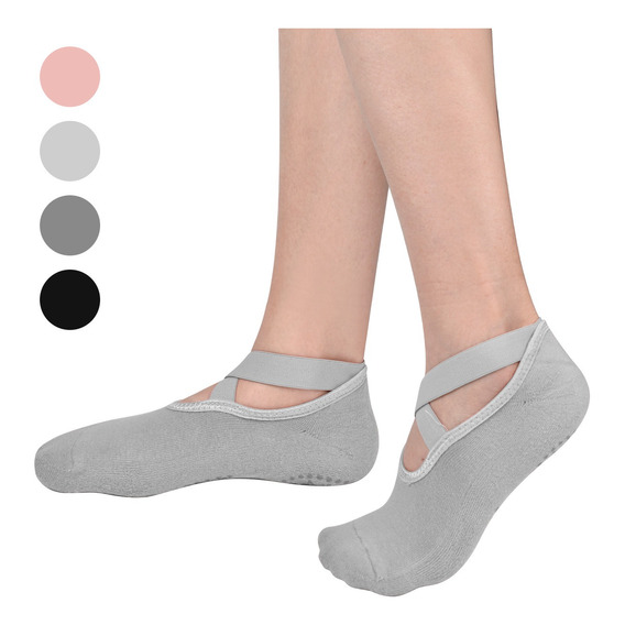 Calcetines Antideslizantes Yoga Pilates Aptitud Set 3 Pares