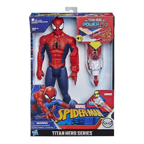 Figura Spider-man Marvel Titan Hero Series Power Fx