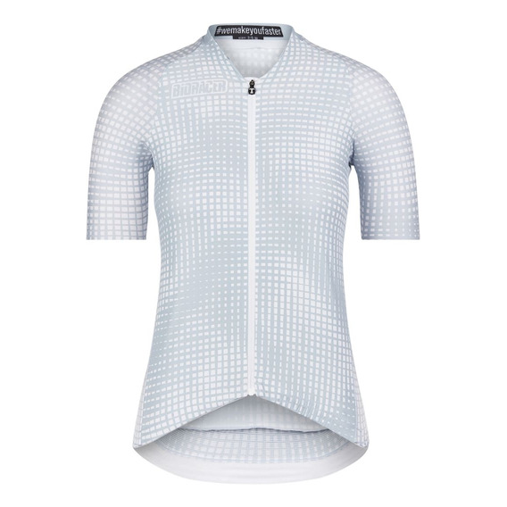 Jersey Ciclismo Bioracer Icon Mujer Op Art Grey