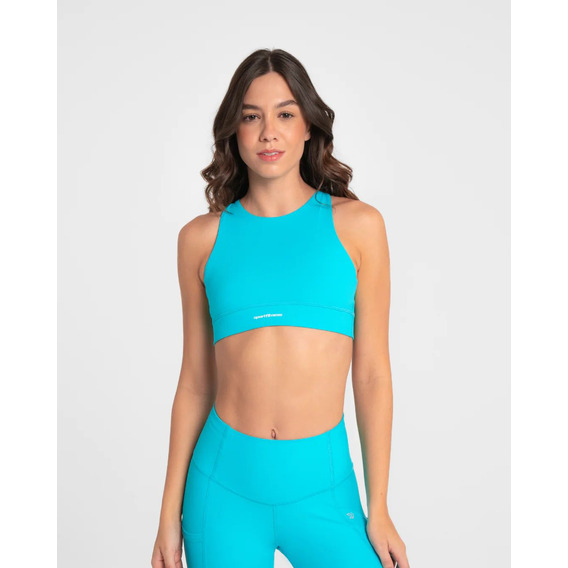 Top Sin Mangas Mujer Cheer Sportfitness Azul