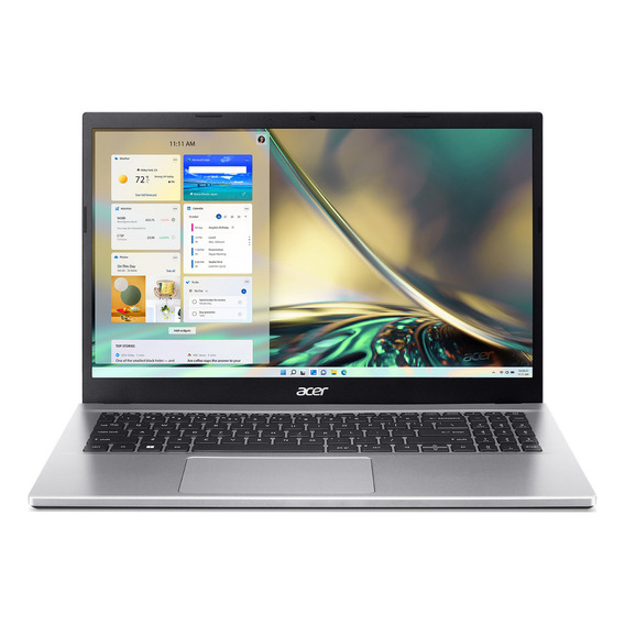 Notebook Acer Aspire 3 A315-59 pure silver 15.6", Intel Core i7 1255U  64GB de RAM 1 TB SSD, Intel Graphics Iris Xe 60 Hz 1920x1080px Windows 11 Home
