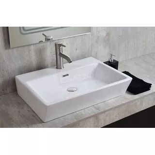 Lavabo De Baño De Sobreponer Esatto Econokit Glam Satín 