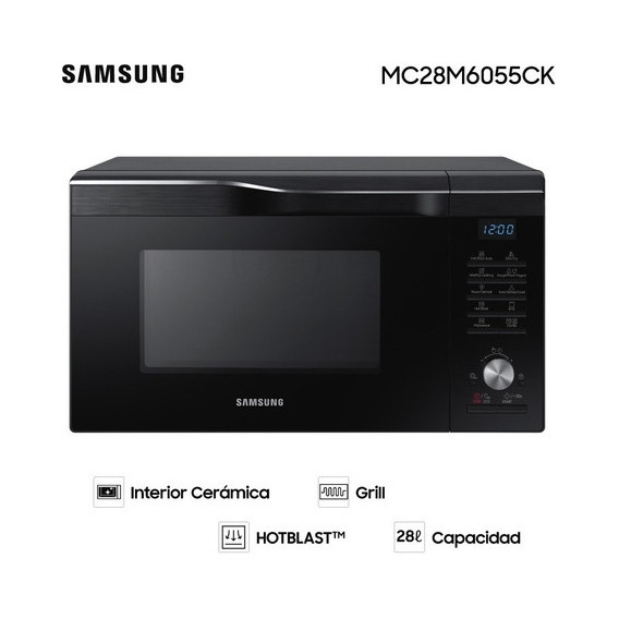 Microondas Samsung 900w 28l 6 Niv. Hotblast Grill+convección