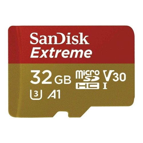 Tarjeta de memoria SanDisk SDSQXAF-032G-GN6MA  Extreme con adaptador SD 32GB