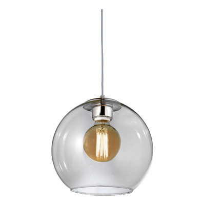 Colgante 6 Luces Desigual Transparente Base Redonda Led E27