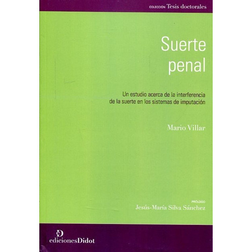 Mario Villar / Suerte Penal - Didot - 2016 -