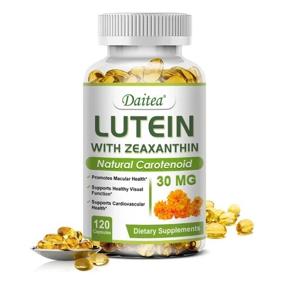 Luteina Y Zeaxantina 30mg 120 Capsulas Blandas Usa 