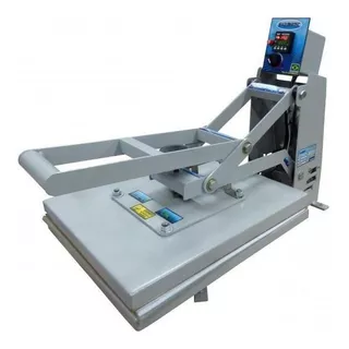 Prensa  Sublimadora E Transfer Manual Maquinatec 40x35 Com Base Cinza 110v