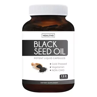 Healths Harmony Black Seed Oil Óleo De Cominho | 120 Cápsula Sabor Neutro