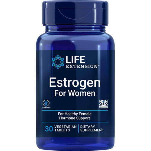Life Extension, Estrógeno para mujeres, 30 tabletas vegetarianas