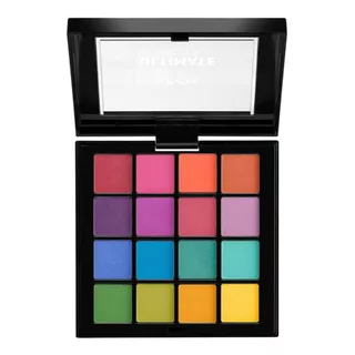 Paleta Ultimate | Shadow Palette | Nyx Pr. Makeup | 16 Tonos Color De La Sombra Variado