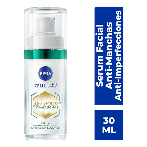 Sérum Facial Nivea Luminous 630 Anti imperfecciones Anti Manchas 30ml Todo tipo de piel