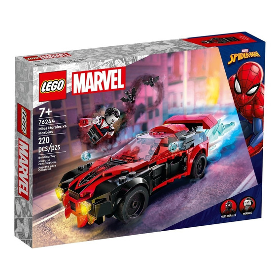 Lego Marvel - Miles Morales Vs. Morbius (76244) Cantidad de piezas 220