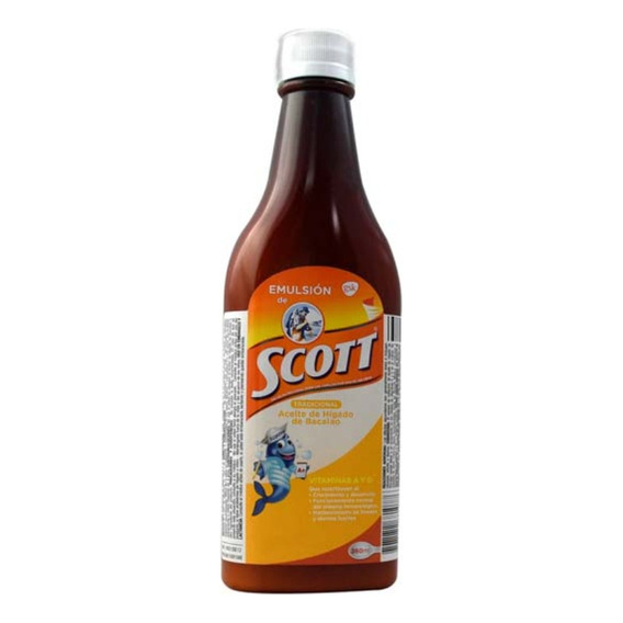 Emulsión De Scott Aceite De Bacalao 360ml Tradicional