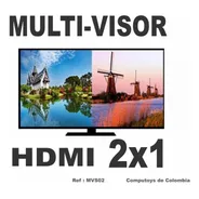 Multivisor Hd 2 Entradas 1 Salida 4k Ref Mvs02 Computoys Sas