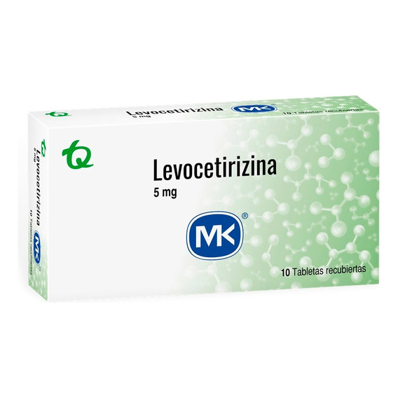 Levocetirizina Mk 5mg X 10 Tabletas