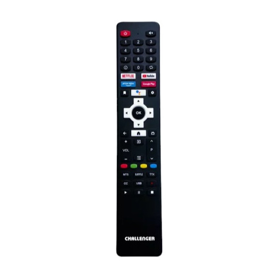 Control Remoto Challenger Smart Tv Android Comando De Voz