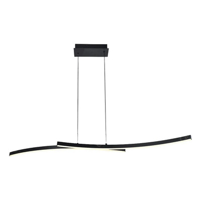 Lampara Colgante Corban Led Deco Moderno Negro 30w  Negro