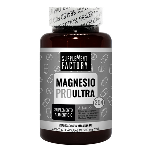 Magnesio Pro Ultra, 60 Cápsulas, Calidad Premium Sabor Natural