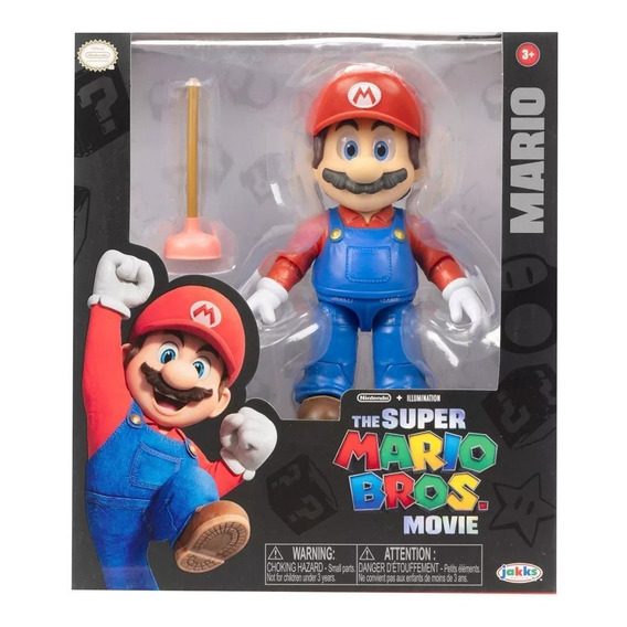 Nintendo Super Mario Bros Movie Figura Articulada De Mario