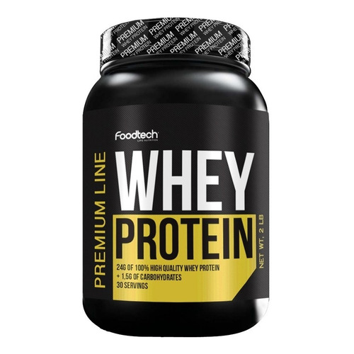 Whey Protein Premium Line 2 Lbs - Foodtech Sabor Smothie delite vainilla