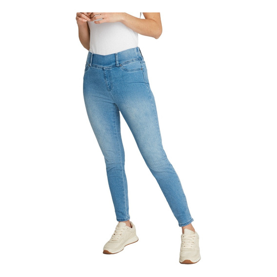 Jeans Calza Con Pretina Alta - 73000250