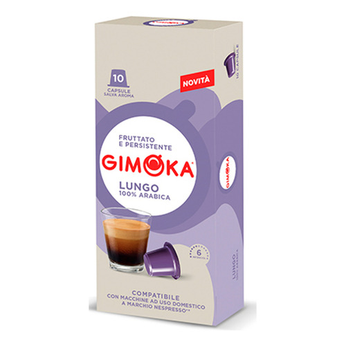 Café lungo en cápsula Gimoka